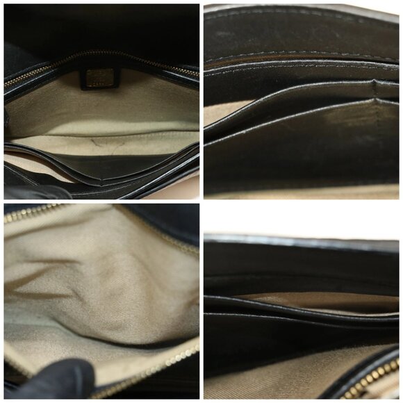 MCM Millie Visetos Medium Leather Crossbody - Brown/Black - Picture 16 of 16